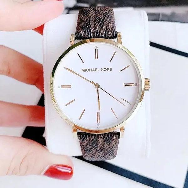 Đồng Hồ Nữ Michael Kors MK MK2945 Màu Nâu Trắng