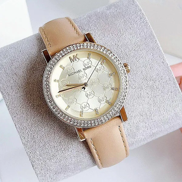 Đồng Hồ Nữ Michael Kors MK MK2986 Quartz Gold Màu Nâu Vàng