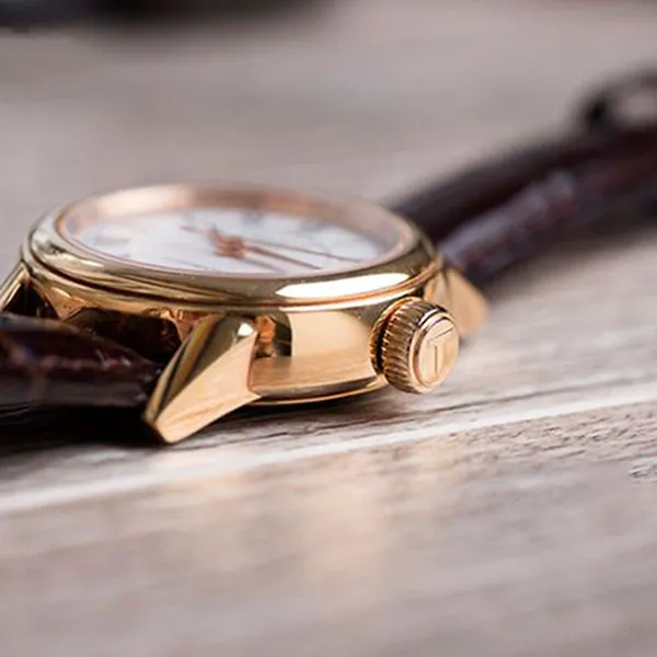Đồng Hồ Nữ Tissot Carson T085.207.36.013.00 (T0852073601300) Màu Đen/ Vàng Hồng