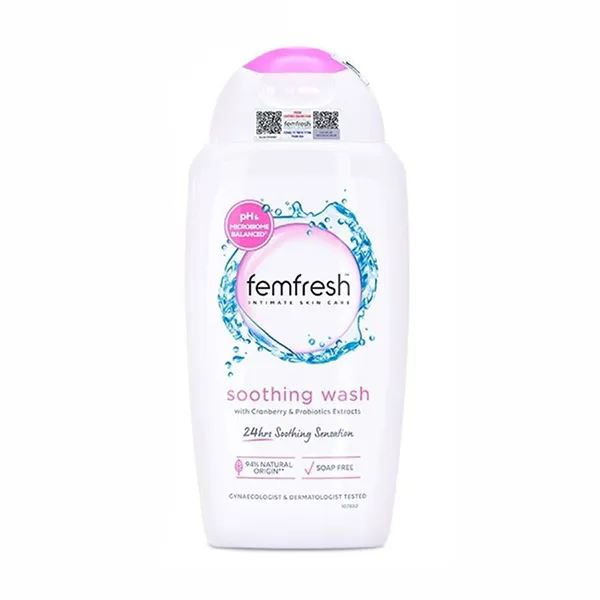 Dung Dịch Vệ Sinh Phụ Nữ Hỗ Trợ Cân Bằng Độ pH Femfresh Ultimate Care Soothing Wash 250ml
