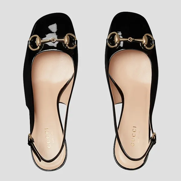 Giày Cao Gót Nữ Gucci High Heels Horsebit Black 794324 BNC00 1000 Màu Đen Size 36