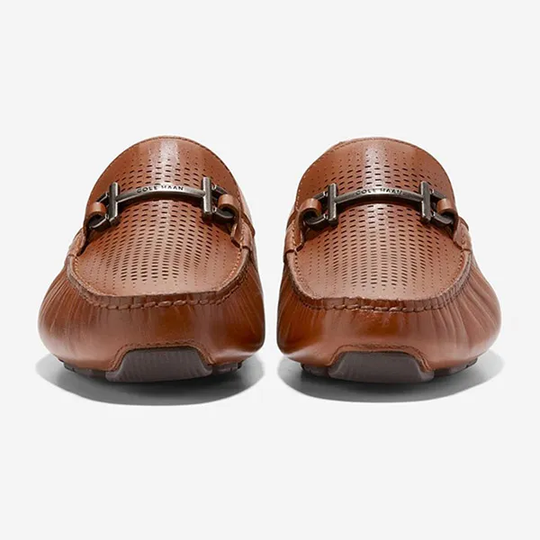 Giày Lười Nam Cole Haan Grand Laser Bit Driver C38514 Màu Nâu Size 40