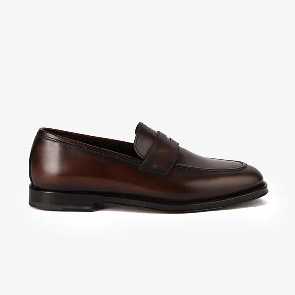 Giày Lười Nam Giovanni Loafer Sartoria SSH0016-1HB Màu Nâu Size 39