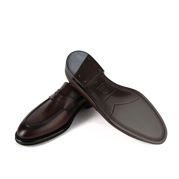 Giày Lười Nam Giovanni Loafer Sartoria SSH0016-1HB Màu Nâu Size 39