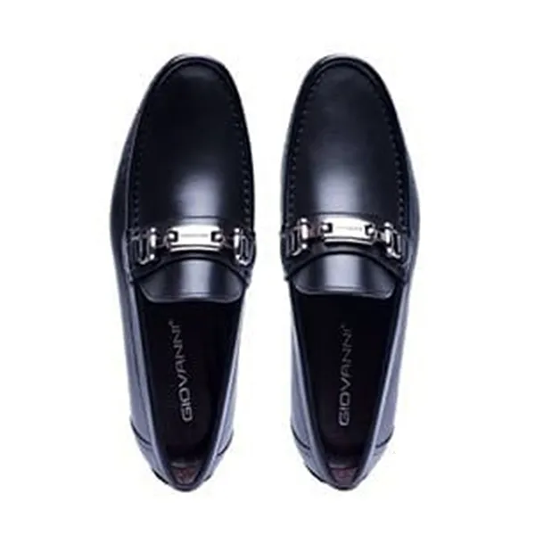 Giày Lười Nam Giovanni Moccasin GSH0054-1NK Màu Đen Size 43