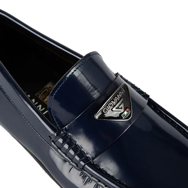 Giày Lười Nam Giovanni Moccasin GSH0126-1 Màu Xanh Navy Đậm Size 39