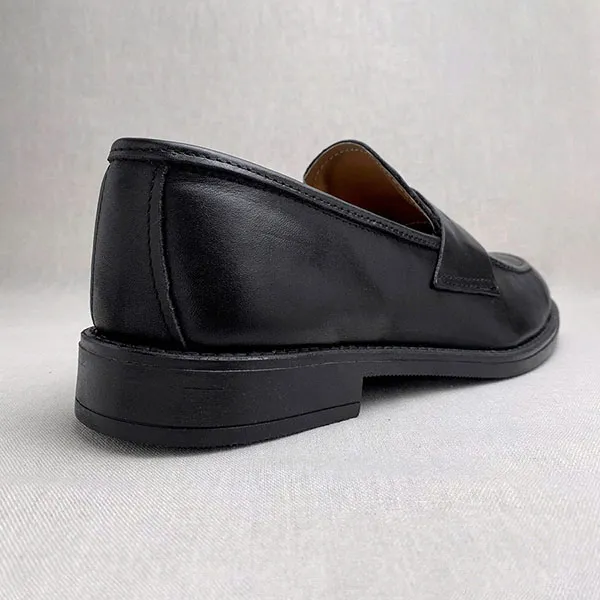 Giày Lười Nam Made in Italy Alex-12_Black (0444) Màu Đen Size 39
