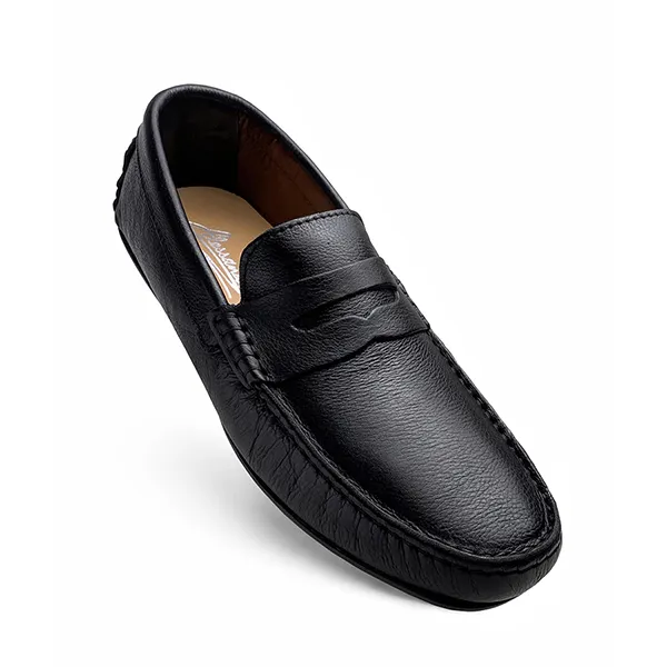 Giày Lười Nam Made In Italy Alex-13_Black (20-Nero) Màu Đen Size 39