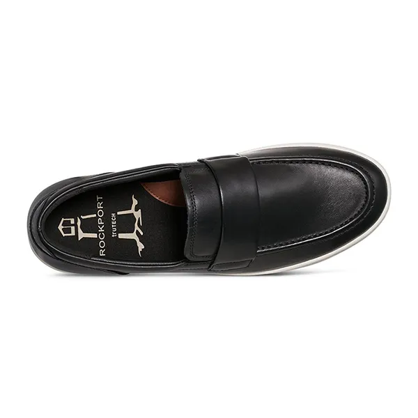 Giày Lười Nam Rockport Rell Loafer Rell-400-W Màu Đen Size 40
