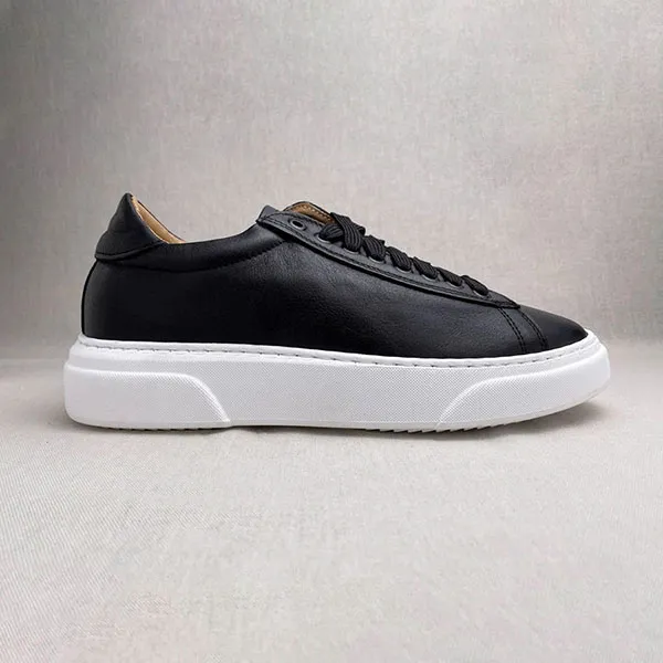 Giày Sneaker Nam Made in Italy Alex-16_Black (4190) Màu Đen Size 39