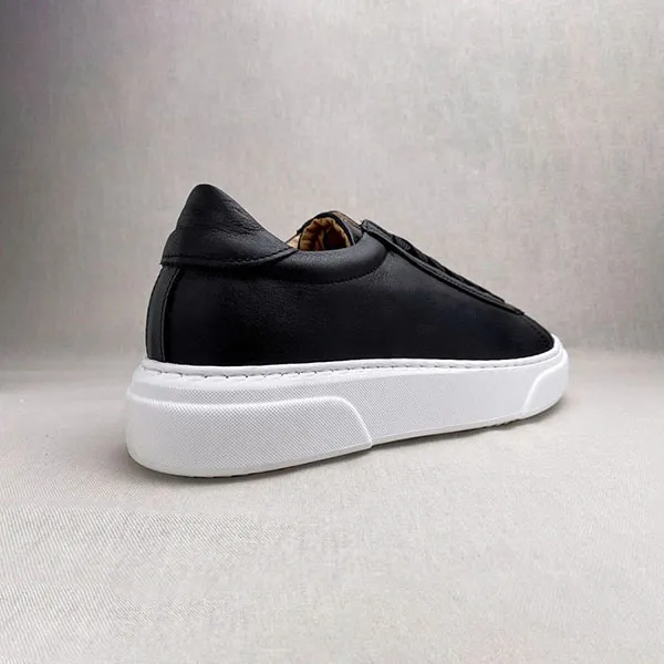 Giày Sneaker Nam Made in Italy Alex-16_Black (4190) Màu Đen Size 39