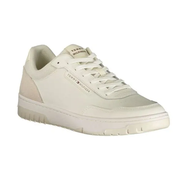 Giày Sneaker Nam Tommy Hilfiger Shoes FM0FM05714_BIZ00 Màu Trắng Size 42