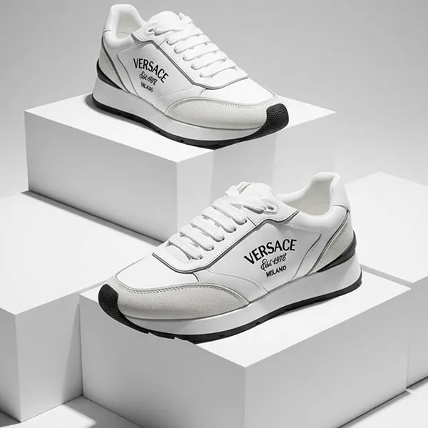 Giày Sneaker Nam Versace 1021242 1A15643 1W000 Màu Trắng Size 40