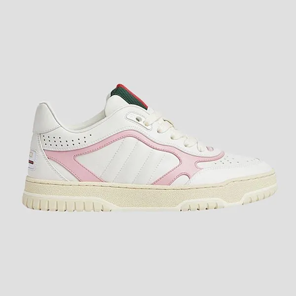 Giày Sneaker Nữ Gucci Re-Web ‘White Pink’ 785728 AADRT 9078 Màu Trắng Size 36.5