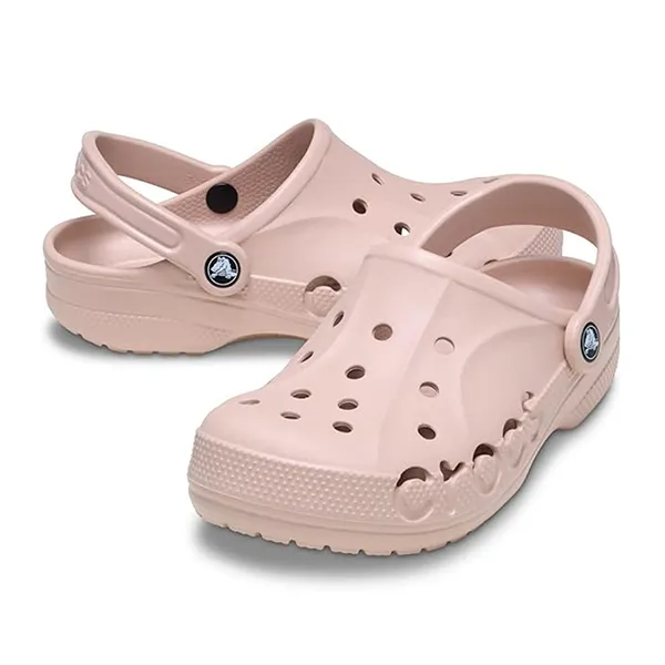Giày Sục Crocs Crush Clog Baya - Barely Pink Màu Hồng Size 37-37.5