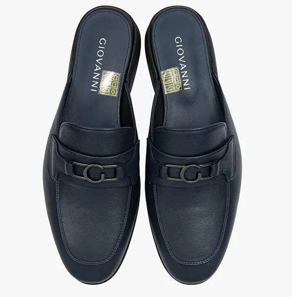 Giày Sục Nam Giovanni Gentle Flow Closed Mule GMU0002-1NN Màu Xanh Navy Size 38