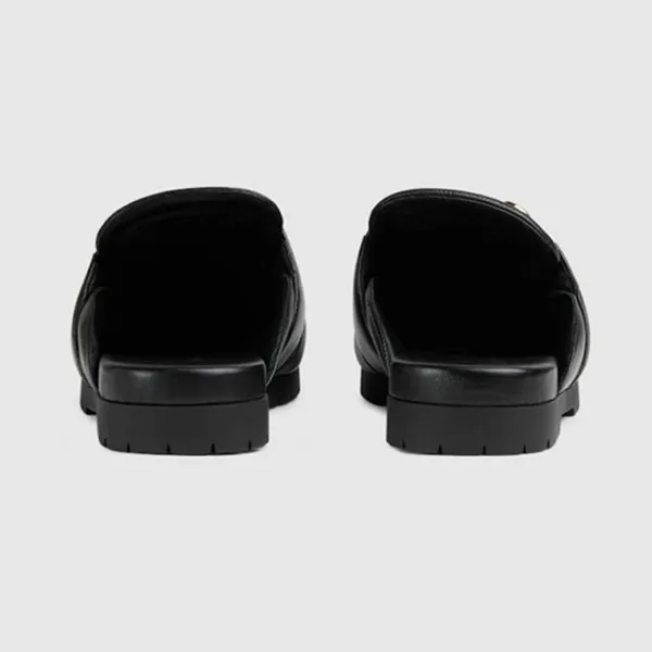 Giày Sục Nam Gucci Mule Black 771076-AACAI-1000 Màu Đen Size 42