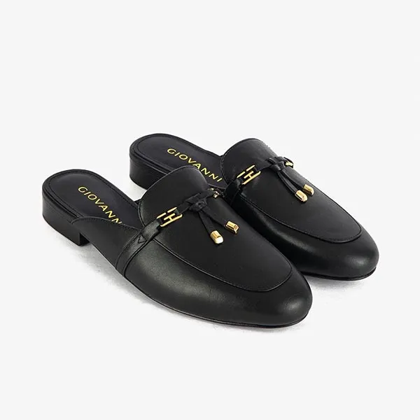 Giày Sục Nữ Giovanni Gentle Flow Closed Mule DMU0001-1NK Màu Đen Size 35