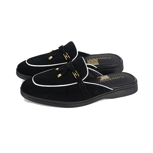 Giày Sục Nữ Giovanni Gentle Flow Closed Mule DMU0002-1NK Màu Đen Size 35