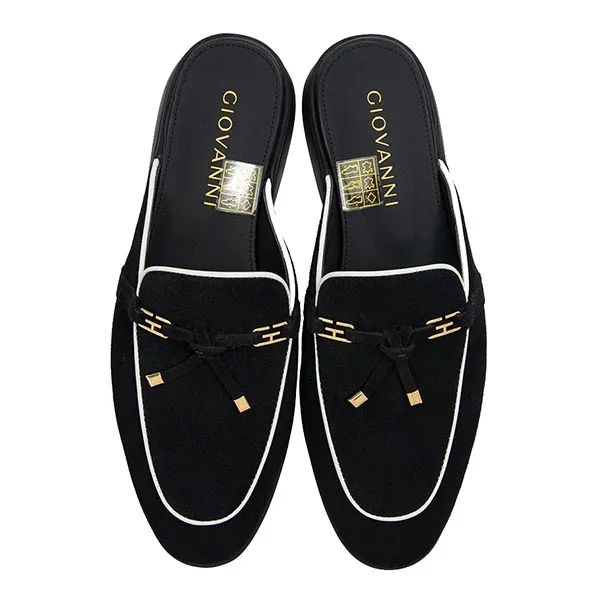 Giày Sục Nữ Giovanni Gentle Flow Closed Mule DMU0002-1NK Màu Đen Size 35