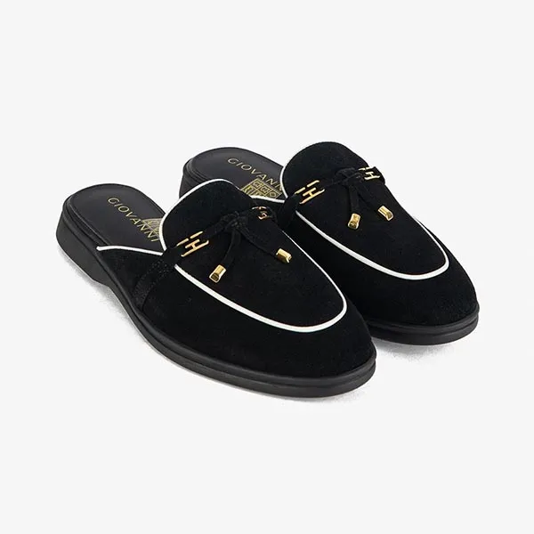 Giày Sục Nữ Giovanni Gentle Flow Closed Mule DMU0002-1NK Màu Đen Size 35