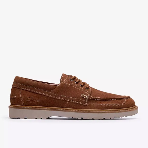 Giày Tây Nam Clarks Moc 84529 Màu Nâu Size 39.5