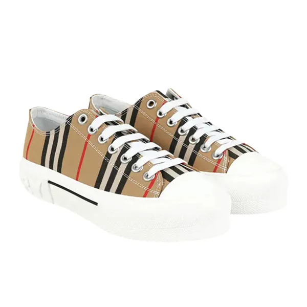 Giày Thể Thao Burberry With Check In Beige 8113696 Shoes Màu Beige Size 40