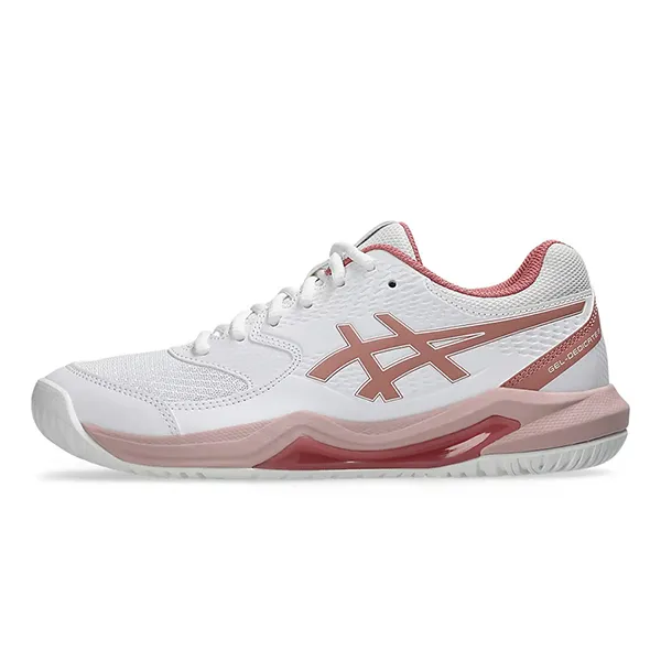 Giày Thể Thao Nữ Tennis/Pickleball Nữ Asics Gel-Dedicate 8 1042A237.106 White/Rose Rouge Màu Trắng/Hồng Size 37