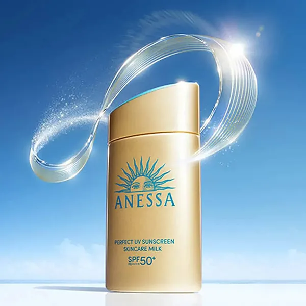 Kem Chống Nắng Dạng Sữa Anessa Perfect UV Sunscreen Skincare Milk SPF50+/PA++++ 90ml
