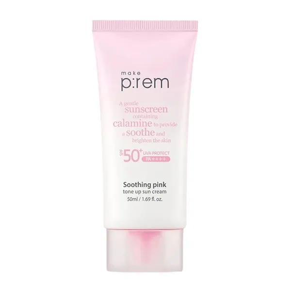 Kem Chống Nắng Nâng Tone Và Dưỡng Ẩm Make P:rem UV Defense Me Sun Cream SPF50+/PA++++ 50ml