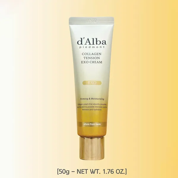 Kem Dưỡng Hỗ Trợ Nâng Cơ, Căng Bóng Và Dưỡng Trắng Da d’Alba Collagen Tension EXO Cream 50g