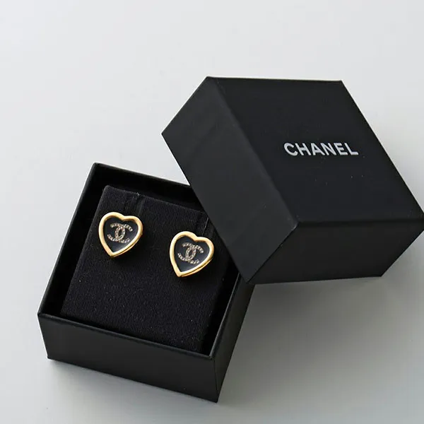 Khuyên Tai Nữ Chanel Pearl ABG311 B21880 Earrings Màu Đen