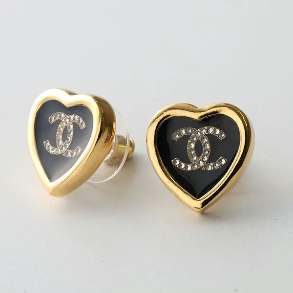 Khuyên Tai Nữ Chanel Pearl ABG311 B21880 Earrings Màu Đen