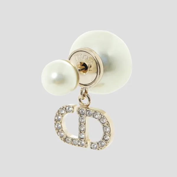 Khuyên Tai Nữ Dior Tribales Earrings E4408WOMCY 03S Màu Trắng Ngà