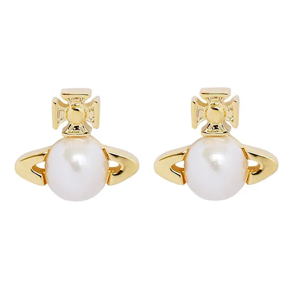Khuyên Tai Nữ Vivienne Westwood Balbina Earrings 8050889135258 Màu Vàng
