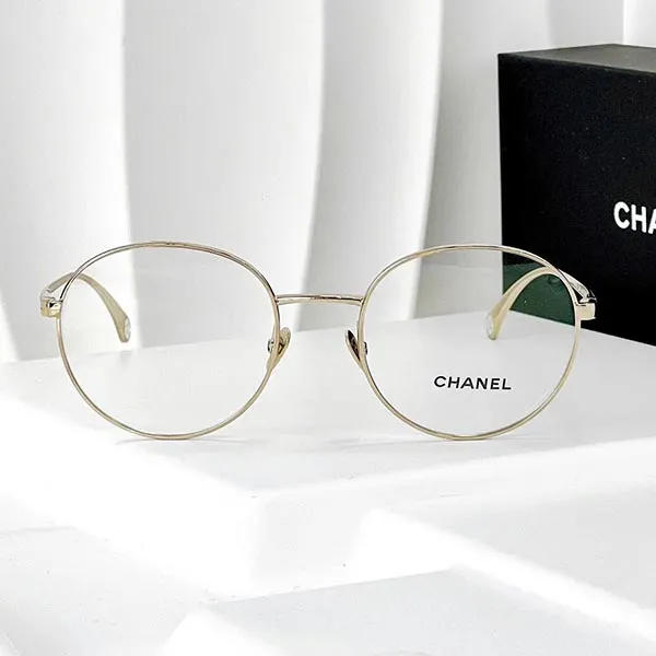 Kính Mắt Cận Chanel 2209 Eyeglasses Màu Vàng Gold