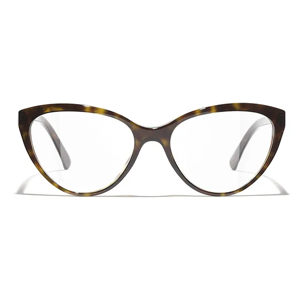 Kính Mắt Cận Chanel Cat Eyes Eyeglasses Acetate CH3393 C714 Màu Nâu Havana