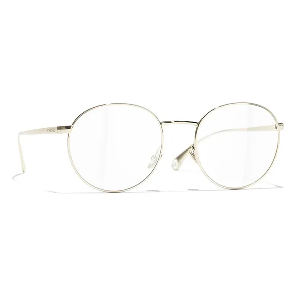Kính Mắt Cận Chanel Eyeglasses Light Gold CH2209 C395 Màu Vàng Gold