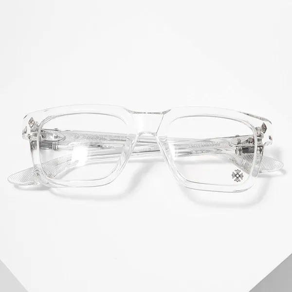 Kính Mắt Cận Chrome Hearts Halllamanass Crystal Màu Trong Suốt