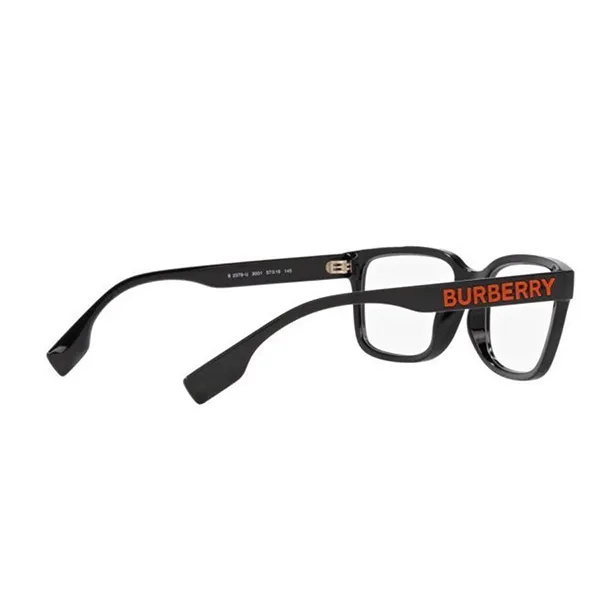 Kính Mắt Cận Unisex Burberry Eyeglasses Charlie Square BE2379U-3001 55 Màu Đen