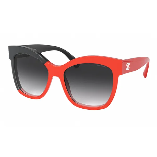 Kính Mát Chanel Sunglasses CH9081 1663S6 Màu Đen - Đỏ