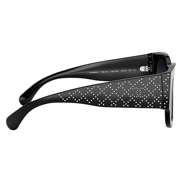Kính Mát Chanel Sunglasses Light Dark Grey Gradient CH5421B C501S6 Màu Đen