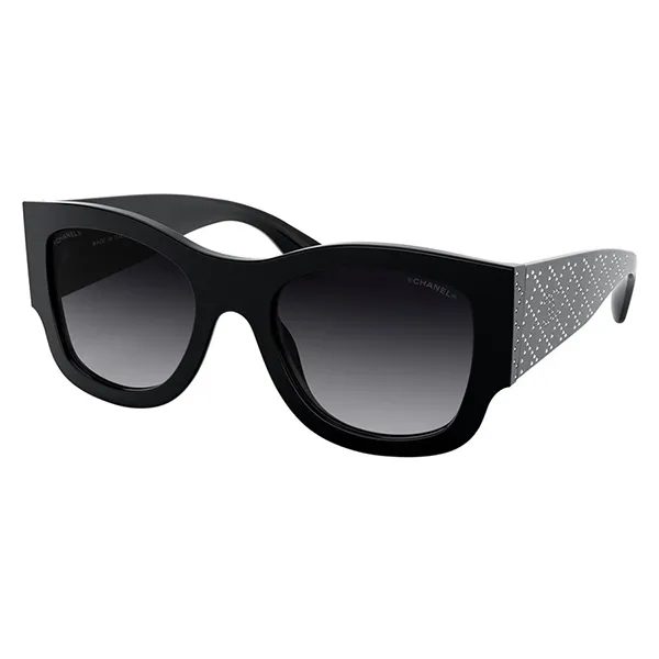 Kính Mát Chanel Sunglasses Light Dark Grey Gradient CH5421B C501S6 Màu Đen