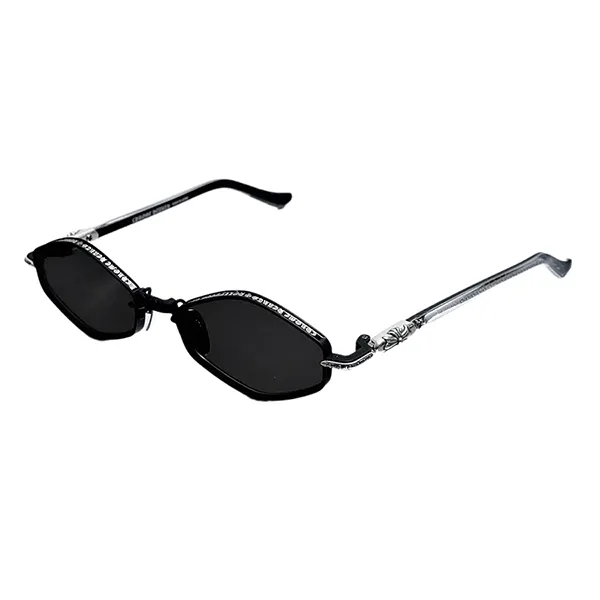 Kính Mát Chrome Hearts Nip Slip Sunglasses Matte Black/Black/Black Palstic Màu Đen