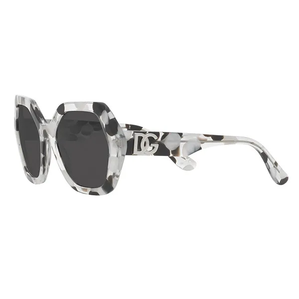 Kính Mát Nữ Dolce & Gabbana DG 4406 3361 Sunglasses Màu Trắng - Đen