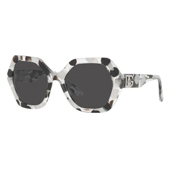 Kính Mát Nữ Dolce & Gabbana DG 4406 3361 Sunglasses Màu Trắng - Đen