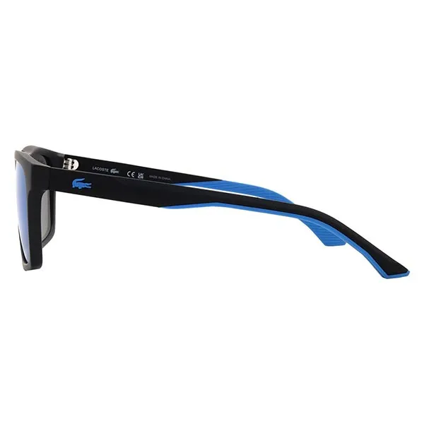 Kính Mát Nam Lacoste Blue Square Men's Sunglasses L957S 002 56 Màu Xanh Đen