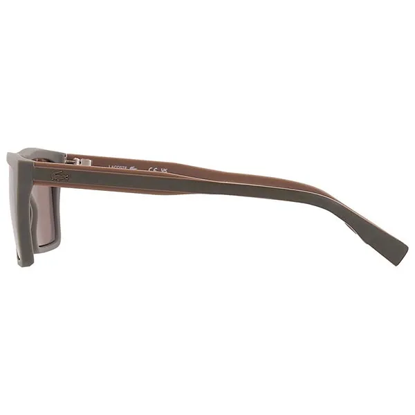 Kính Mát Nam Lacoste Brown Square Men's Sunglasses L6009S 275 56 Màu Nâu