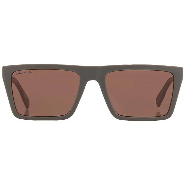 Kính Mát Nam Lacoste Brown Square Men's Sunglasses L6009S 275 56 Màu Nâu