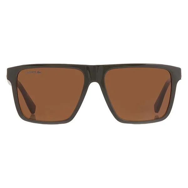 Kính Mát Nam Lacoste Brown Square Men's Sunglasses L6027S 275 57 Màu Nâu